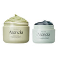 Arencia Glass Skin Care Duo [Korean Rice Mochi Facial Cleanser + Glow Hyssop Overnight Mask Serum]