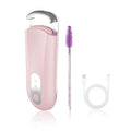 Heated Eyelash Curler for Natural Lashes 2-Level Adjustable Temperature Mini Electric Lash Curler Fast 3-Second Heat Up 24 Hours Long-Lasting Curl