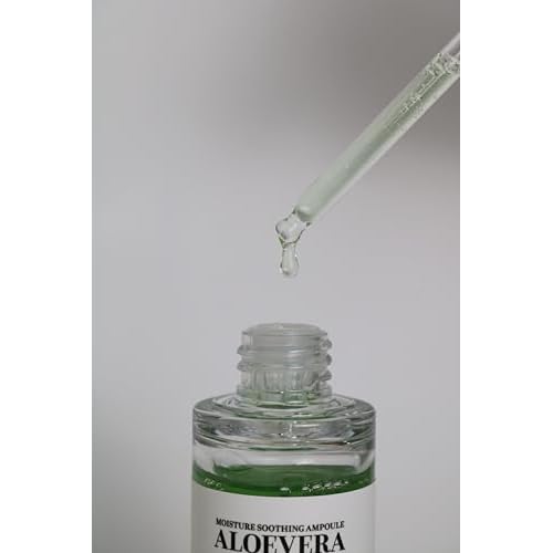 Aloe Vera 83% Moisture Soothing Ampoule 50 ml ? Hydrating& Calming Skin & Moisturizing with Hyaluronic Acid