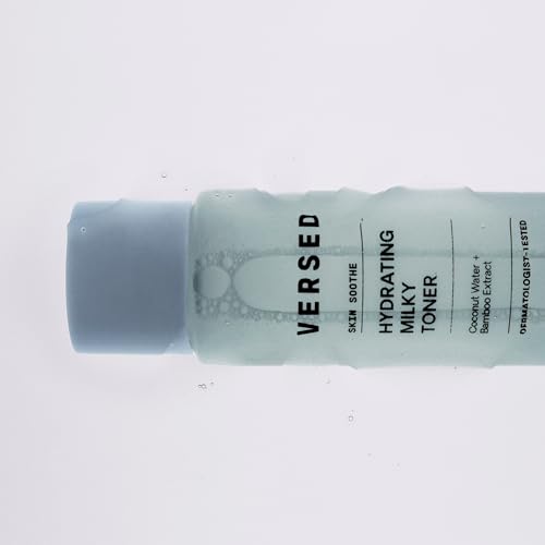 Versed Skin Soothe Hydrating Milky Toner for Face - Nourishing Coconut Water with Algae & Bamboo Extracts - Helps Restore Skin¡¯s Natural pH Balance (Skin Soothe - 4 Fl Oz (Pack of 1))