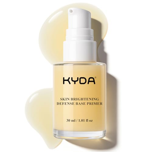 KYDA Skin Protection Base Prep Primer, 1.0 fl oz, Serum Makeup Base for Radiant Skin, Lasting Glow with Hydrating Formula, Silky Lightweight Texture, Dewy Foundation Primer for Flawless All-Day Makeup