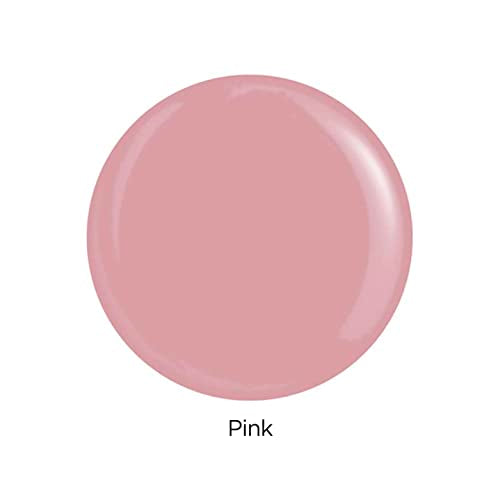 Young Nails Synergy Gel System, Building Gel - Hard Builder Gel, Superior Adhesion & Strength, Structured Nail Gel Builder - Concealer Gel, Pink, Precision Applicator (2 fl oz)