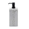 Rectangular Resin Dispenser Premium Bathroom Shampoo Conditioner Body Wash Bottle Modern Refillable Pump Design