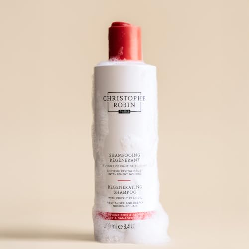Christophe Robin Regenerating Shampoo With Prickly Pear Oil for Dry, Damaged and Chemically Treated Hair