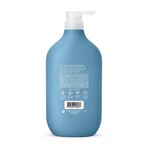 Method Men Body Wash, Glacier + Granite 28 FL Oz and Sandalwood + Vetiver 18 fl oz, Paraben and Phthalate Free