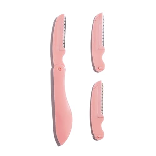 MCoBeauty - Precision Facial Razor - Stainless Steel Hair Remover for Peach Fuzz & Brows, Smooth Makeup Base, Comfortable Hair Removal Tool - Vegan, Cruelty Free Beauty