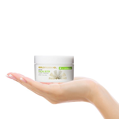 GOLDFADEN MD Facial Detox Mask Clarifying Face Mask w/Zinc Oxide, Sulfur, Salicylic Acid & Grapefruit Purifying Deep Clean Minimizes the Appearance of Redness, Blackheads & Pores 1.7 ? oz