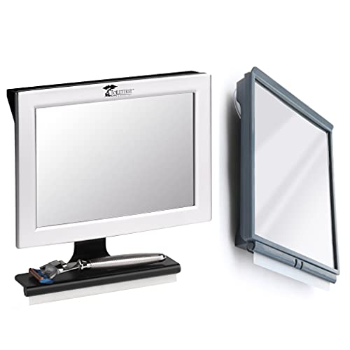 ToiletTree Products Original Fogless Shower Mirror and Travel Fogless Shower Mirror Bundle
