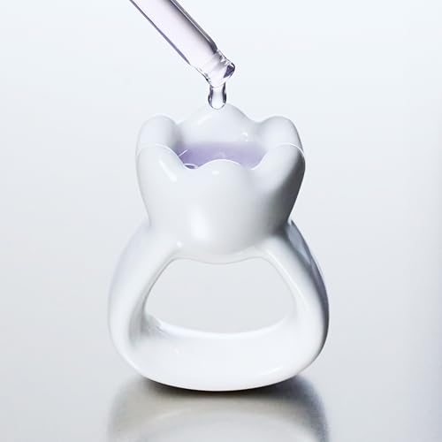 HAUA Ring Gua Sha, Korean facial tools, Premium Natural Ceramic, Massager, Multi-use Face & Body, Valentine's Day Gifts for Woman | 2oz
