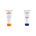 Cremo Barber Grade Sandalwood and Cooling Shave Creams, Ultra-Slick Shaving Cream for Men, Fights Nicks, Cuts and Razor Burn, 2 x 6 Fl Oz