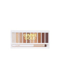 FLOWER Beauty By Drew Barrymore Shimmer + Shade Eyeshadow Palette - Neutral Colors + Ten Shades - Mix + Layers Shades - Easily Blendable + Rich Color Payoff - Brush Included (Gimme Gold)