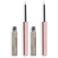 Makeup Revolution, Super Flick Liquid Eyeliner, Highly Pigmented, Silver, 0.08 fl. Oz (Pack of 2)