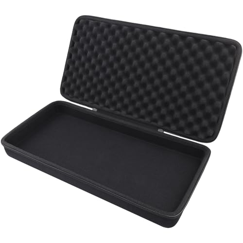 co2CREA Hard Carrying Case for Akai Professional MPK Mini IV MIDI Keyboard Controller, EVA Protective Case with Shockproof Interior, Portable Storage Case for MIDI Keyboard & Accessories (Black)