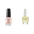 OPI Nail Envy, Nail Strengthening Treatment, Stronger Nails in 1 Week, Vegan Formula, Bubble Bath 0.5 fl oz and OPI ProSpa Nail and Cuticle Oil, 0.5 fl oz