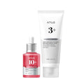 Anua Essential Daily Moisturizing Duo, Niacinamide + Tranexamic Acid Serum & Ceramide Panthenol Cream, Hydrating Face Moisturizer, Non-Comedogenic, Vitamin B12 Natural Color, Korean Skincare Set