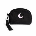 Brando Moon Small Zipper Makeup Bag for Women Girls ? Travel Cosmetic Pouch, Wide-Open Organizer Purse Case, Air-Tight Odor-Control Fabric, Everyday Travel Essentials