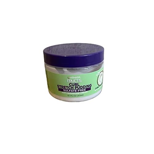 Garnier Fructis Curl Stretch Pudding Sulfate Free Anti-Shrinkage Cream, 10.1 fl oz