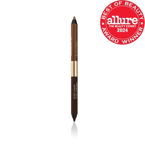 Est?e Lauder Smoke and Brighten Long-Lasting Waterproof Kajal Eyeliner Pencil Duo, 0.03 Ounce
