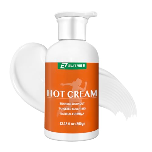 Hot Cream Sweat Enhancer Lotion for Women and Men and Body Sculpting Cellulite Workout Ultra Moisturizing and Invigorating Body Firming Cream with Natural Oils - 12.34 Fluid Ounce