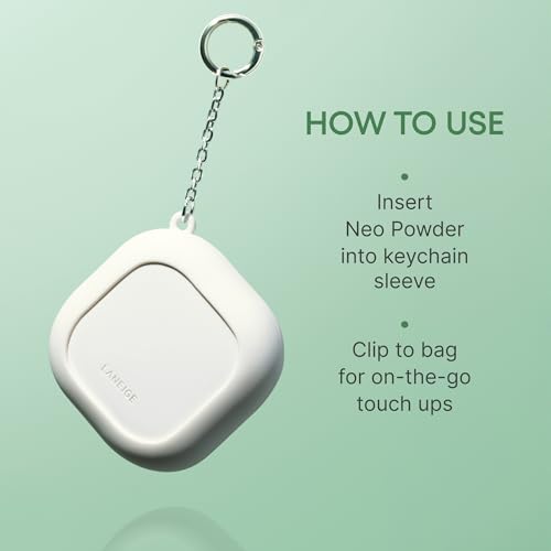 LANEIGE Neo Blurring Powder: Korean Oil-Control Compact with Pore Blurring, Smoothing Finish & Travel-Friendly, No-Spill Packaging