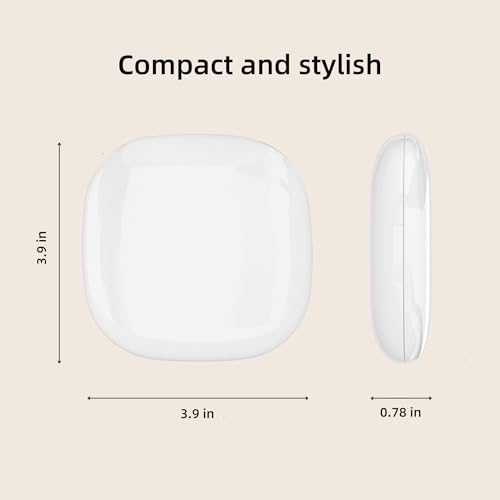 LED Travel Magnifying Makeup Mirror - 1X/10X Rechargeable 4-inch Magnifying Mirror with Light, 3-Level Dimmable, Compact Portable Mirror for Purses & Travel | Ideal Gift