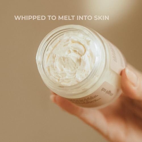 100% Grass Fed Beef Tallow Balm - Natural Face + Body Whipped Moisturizer for Baby & Sensitive Skin (Unscented - Large 4 oz)
