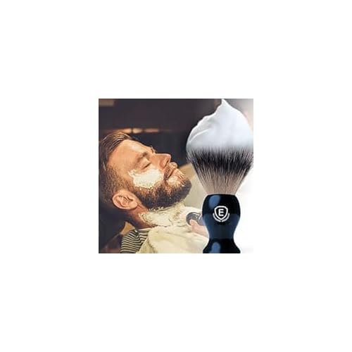 Wet shaving kit Men's Travel - Essential Shaving Brush Set - with Shaving Brush, Sandalwood Scented Shave Soap, High - Quality Zinc-Alloy Razor, Travel Bag & Gift Box