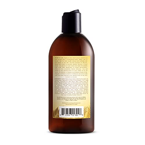 Lighten-Up Skin Brightening Lotion - 13.5 Fl oz / 400ml - Moisturizing, Hydrating Body Lotion for Body, Knees, Elbows, Hands, Underarms, with Jamaican Castor Oil and Shea Butter