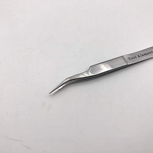 Canadian Stainless Steel 14cm Long Tip Eyelash Tweezer M-PK14-8006