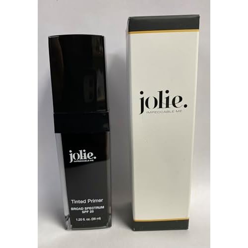 Jolie Tinted Foundation Face Primer SPF 20 Sunscreen, Supreme Hydration - All Skin Types (Fair)