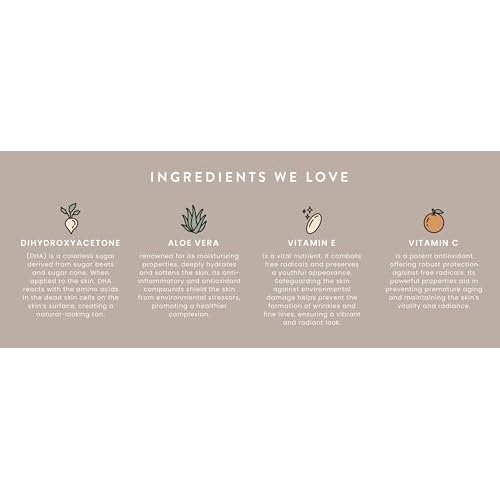SJOLIE Spray Tan Solution - No. 6 - Light Hydrating Tanning Solution | Sunless Tanner for an All Natural, Sun-Kissed Glow (32oz)