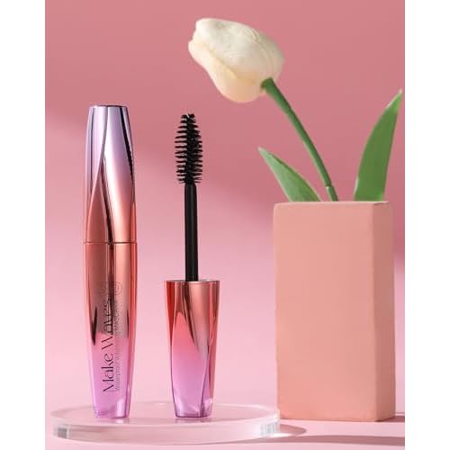 Mascara, Waterproof Mascara Black, Long Lasting Volume Mascara, Instant & Very Easy to Apply, Full-Sized Black Mascara for Eye Makeup