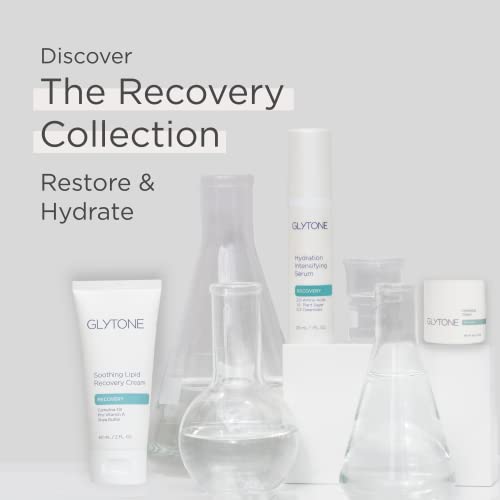 Glytone Soothing Lipid Recovery Cream | Face Moisturizer Hydrates, Calms & Restores Skin Barrier with Camelina Oil, Pro-Vitamin A & Shea Butter | Soothing Cream for Dry and Sensitive Skin - 2 fl oz