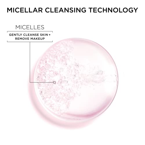 Garnier Micellar Cleansing Water,All-in-1 Makeup Remover and Facial Cleanser,For All Skin Types,3.4 Fl Oz (100mL),(Packaging May Vary),(Pack of 2)