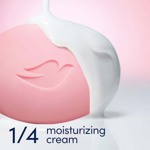 Dove Soap, Pink Beauty Bar 4-Pack ? 3-in-1 Moisturizing Face, Body & Hand Soap, 4.75 Oz Ea