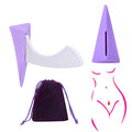 Bikini Template Pubic Hair Trimmer Pubic Hair Razor Set Bikini Trimmer Shaver Private Shape Intimate Area Shaving Knife