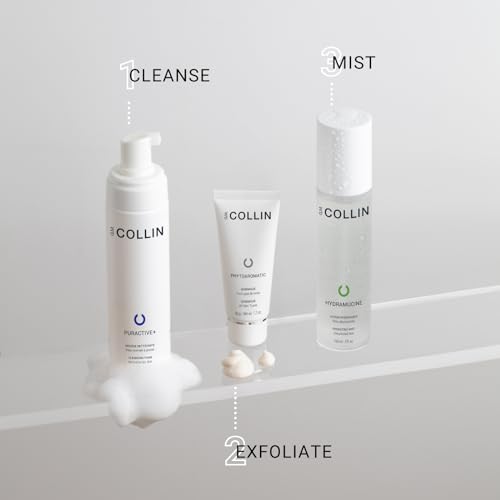 G.M. COLLIN Phytoaromatic Gommage | Exfoliating Facial Scrub with Rice Powder and Jojoba | Refines Skin Texture & Revitalizes | Soothes