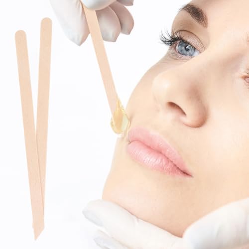 1000pcs Wooden Small Wax Sticks,Eyebrow Wax Sticks for Eyebrow Hair Remover£¬Small Popsicle Sticks£¬Wooden Sticks for Crafts