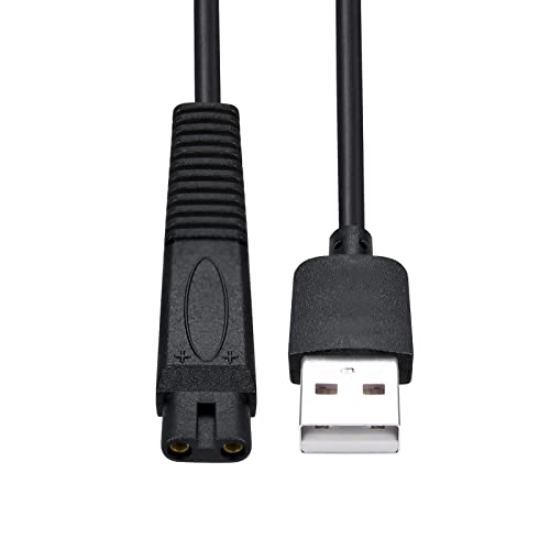 Smays Charger Cord Compatible with Head Shaver, Replacement Charging Cable 2-Pack