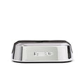 Leaf Shave | The Leaf Dermaplaner Stand, Chrome - Weighted Metal Dermaplaner Stand with Non-Slip Grip