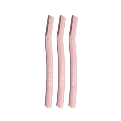3 Pack Dermaplaning Razors - Peach Fuzz hair removal - smooth glowing skin - remove dead skin cells