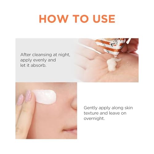 MAY ISLAND 7 Days Secret Vita Plus Sleeping Mask - Korean Overnight Mask with Sea Buckthorn Extract & Niacinamide - Revitalizing & Nourishing - Single-Use Pouches. 0.17oz. x 12 Pack