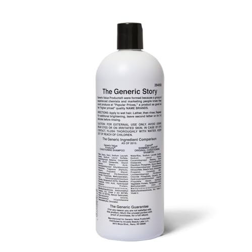 Generic Value Products Conditioning Purple Shampoo, Tones Down Brassiness, Brightens and Refreshes Faded Highlights, Removes Yellow Tones, 33.8 Oz