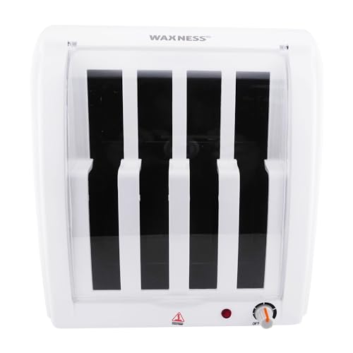 Waxness Cartridge Wax Warmer Kit ? Professional Roll-On Heater with 4 Cartridges Included ? Hair Removal Starter Set for Salon & Home Use