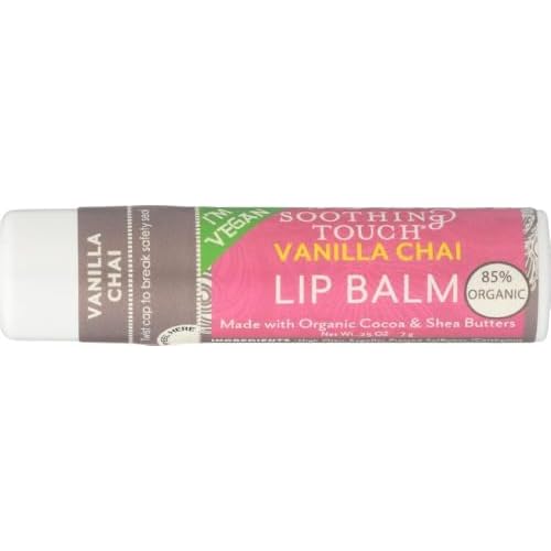 SOOTHING TOUCH LIP BALM, VEGAN, VANILLA CHAI, 0.25 OZ
