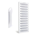 Dermaplane Razor for Women Face,Sonic Dermaplane,Sonic Dermaplaning Tool,Face Shaver Facial Hair Removal & Peach Fuzz Romover - 12 Blades (White blades accessories)