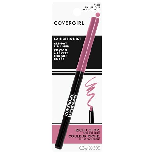 COVERGIRL Exhibitionist Lip Liner, Mauvelous 230, 0.012 Ounce (Pack of 2)