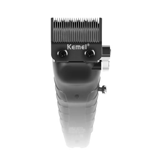 KEMEI 2290 Professional Hair Clippers for Men Cord/Cordless Hair Cutting Kits, Hair & Beard Trimmer, T Blade Barber Clipper with LED Display & USB Rechargeable, Black