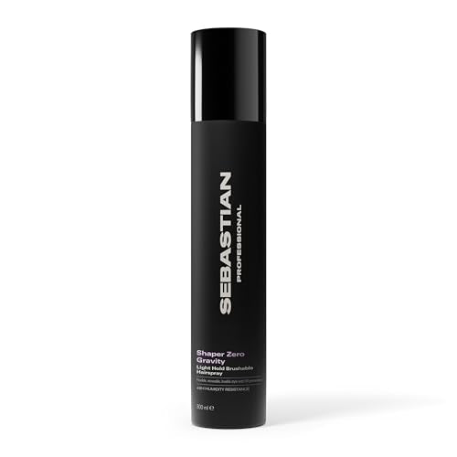Sebastian Professional Shaper Zero Gravity Lightweight Hairspray | Brushable Lightweight, Flexible Hold | Fast Drying for Styling | For All Hair Types