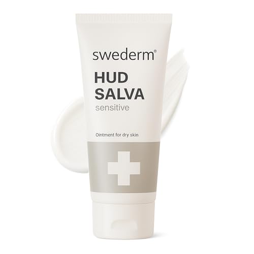 swederm Hudsalva Sensitive Eczema Hand Cream 3.38 Oz - Soothing and Moisturizing Hands and Foot Cream - Healing Ointment with Glycerine - Nourishes & Repair for Dry Skin and Callus - Quickly Absorbing